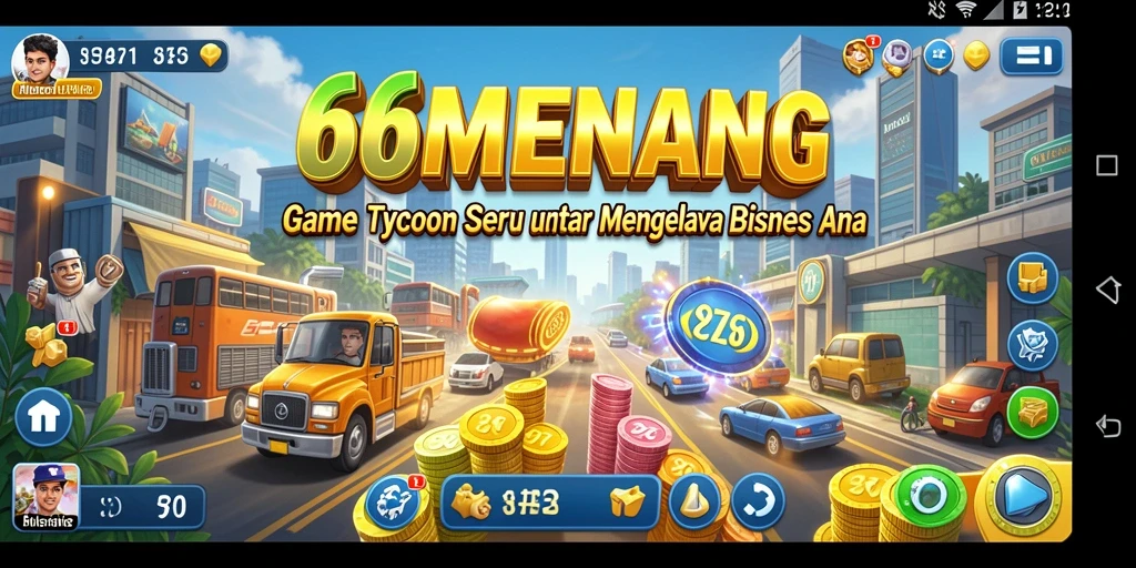 Tampilan gameplay 66MENANG yang menarik dan menghibur.