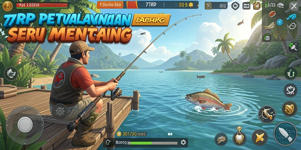 Tangkapan ikan yang megah dalam gameplay 77RP.