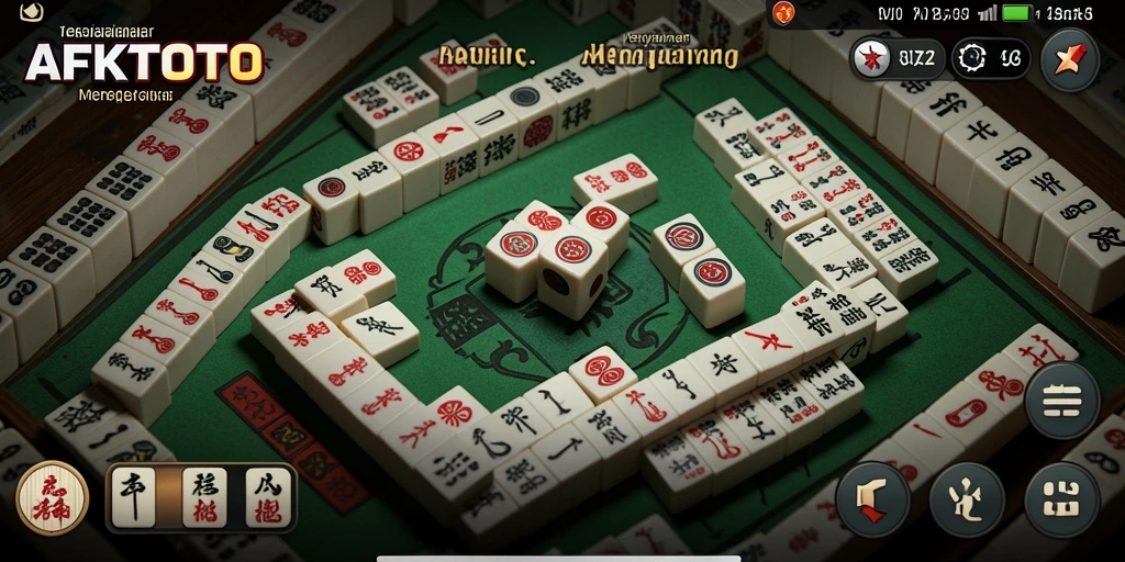Tampilan gameplay Mahjong yang seru dan menarik di AFKTOTO.