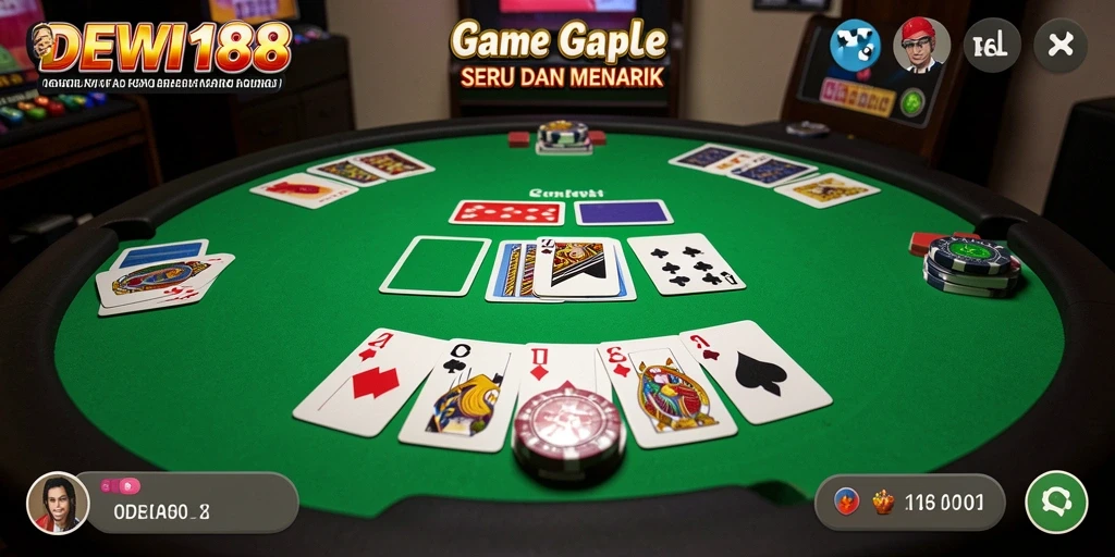 Tampilan gameplay DEWI188 yang menarik dan interaktif.