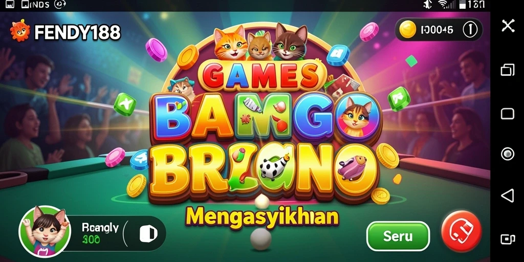 Tampilan permainan Bingo FENDY188 yang menarik dan interaktif.