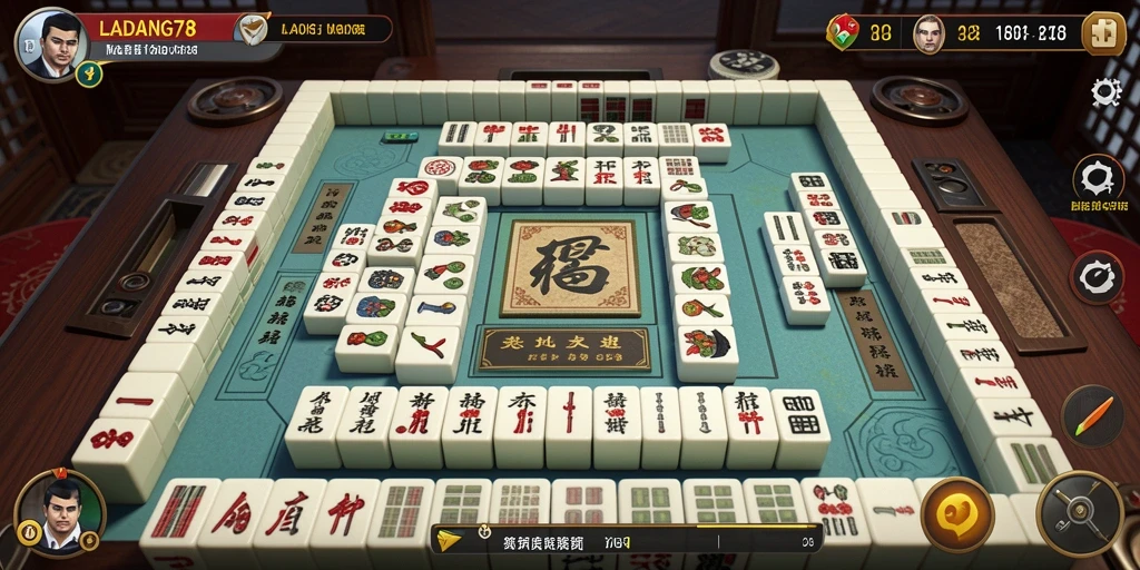 Screenshot menunjukkan gameplay Mahjong yang menarik dan seru.