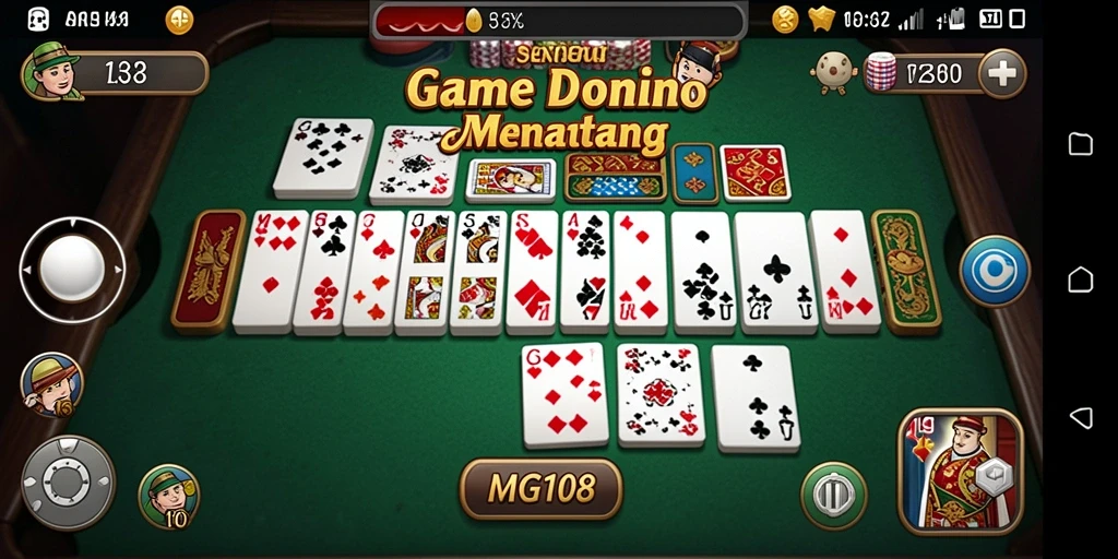Tampilan menarik dari gameplay MG108 saat pemain bersaing di meja domino.