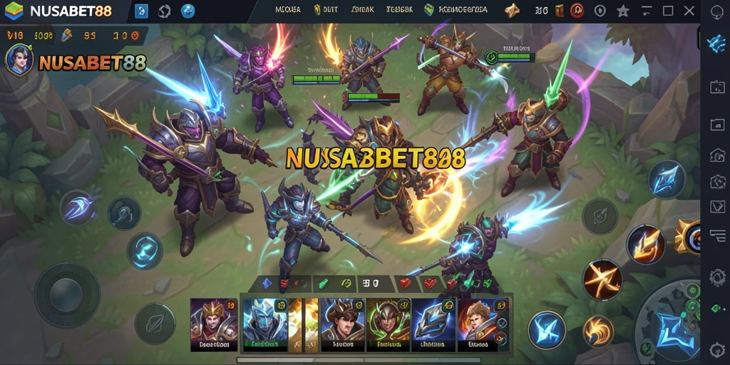 Tampilan gameplay menarik dari NUSABET88 saat pertarungan seru.