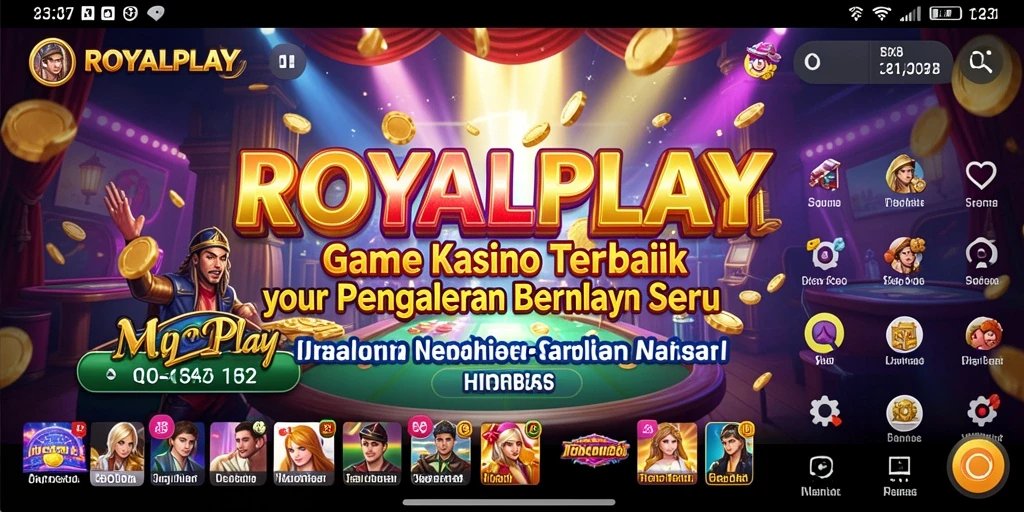 Tampilan gameplay seru dari ROYALPLAY yang memikat pemain Kasino.