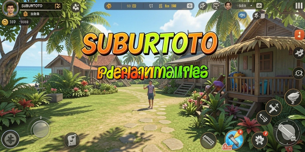 Tampilan gameplay menarik dari SUBURTOTO yang penuh warna.