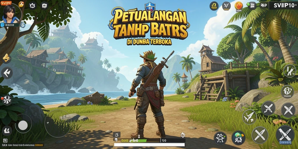 Gameplay seru di SVIP10 dengan eksplorasi dunia terbuka.